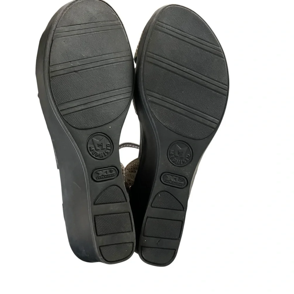 Mephisto Mimosa Wedge Sandals‎ Snakeskin 40 10